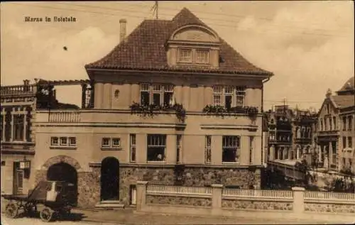 Ak Marne in Holstein Dithmarschen, Wohnhaus