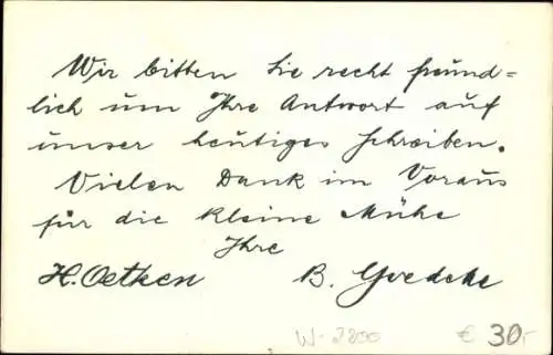 Foto Ak Hansestadt Bremen, Inhaber der Ogo Kafferösterei Oetken und Goedeke, Autograph