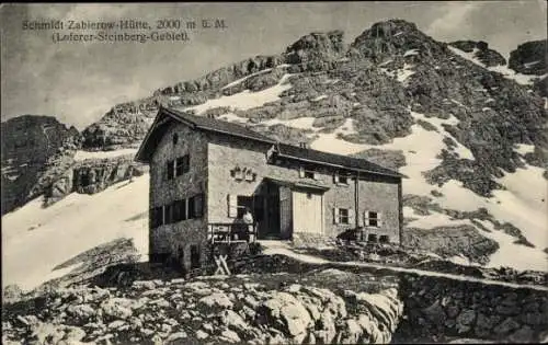 Ak Lofer in Salzburg, Von Schmidt Zabierow Hütte