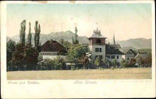 Ak Velden am Wörthersee in Kärnten, Hotel Wrann