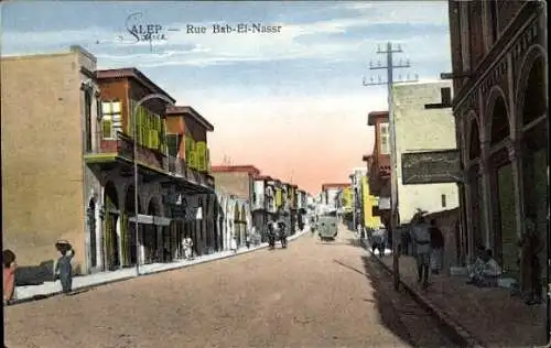 Ak Aleppo Syrien, Rue Bab-El-Nassr