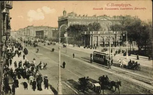 Ak Sankt Petersburg Russland, Newski Prospekt, Anitschkow-Palais