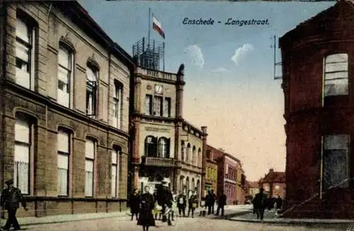 Ak Enschede Overijssel Niederlande, Langestraat