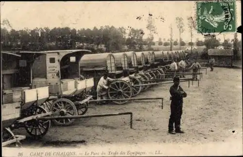 Ak Camp de Chalons Marne, The Crew Train Park