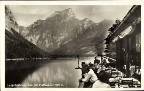 Ak Eisenerz Steiermark, Leopoldsteiner See, Pfaffenstein