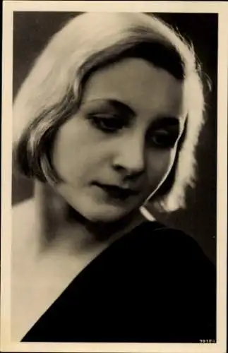 Ak Schauspielerin Elfriede Hulps, Portrait, Autogramm