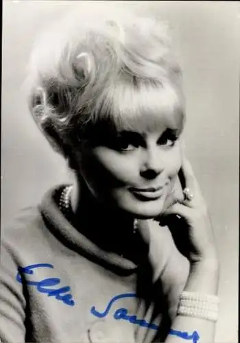 Ak Schauspielerin Elke Sommer, Portrait, Autogramm