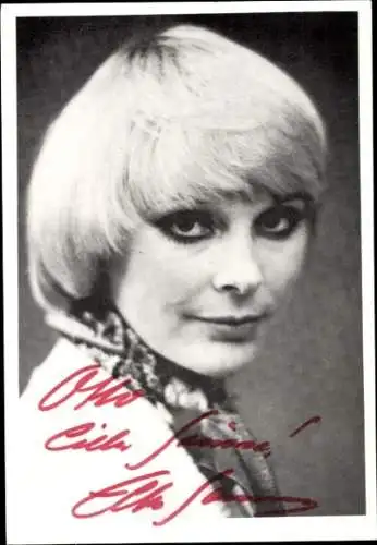 Ak Schauspielerin Elke Sommer, Portrait, Autogramm