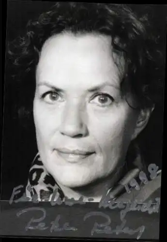 Ak Schauspielerin Petra Peters, Portrait, Autogramm