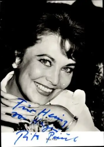 Ak Schauspielerin Rita Paul, Portrait, Autogramm