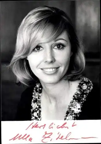 Ak Schauspielerin Ulla Zietelmann, Portrait, Autogramm