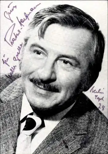 Ak Schauspieler Kurt Pratsch-Kaufmann, Portrait, Autogramm