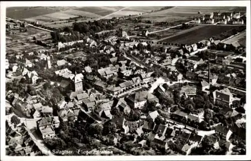 Ak Salzgitter in Niedersachsen, Fliegeraufnahme