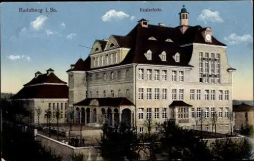 Ak Radeberg in Sachsen, Realschule