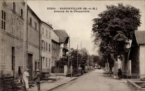 Ak Badonviller Badenweiler Meurthe et Moselle, Avenue de la Chapelotte