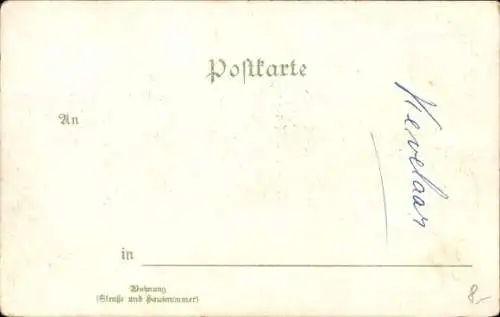 Litho Kevelaer am Niederrhein, Gesamtansicht, Gnadenkapelle