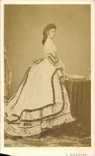 CdV Kaiserin Elisabeth von Österreich, Sisi, Portrait