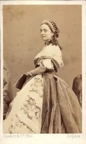 CdV Marie-Lætitia Bonaparte-Wyse, Marie de Solms, Portrait