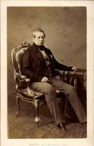 CdV Wilhelm I, König von Württemberg, Portrait