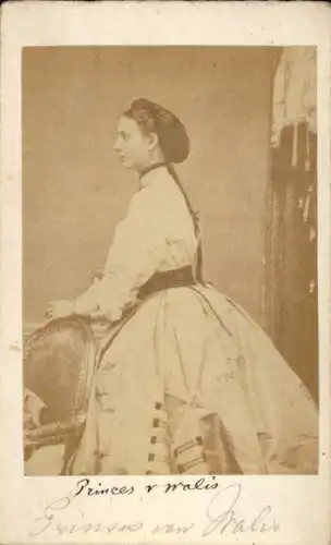CdV Alexandra von Dänemark, Prinzessin von Wales, Portrait
