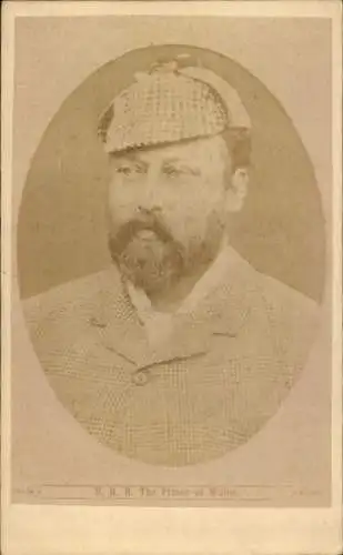 CdV Edward VII, König von Großbritannien, Portrait, Prince of Wales