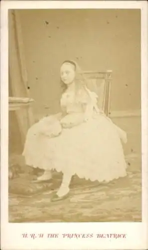 CdV Prinzessin Beatrice von Großbritannien und Irland, Portrait