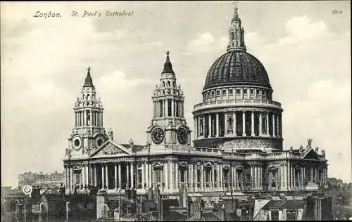 Ak London City England, St. Paul's Cathedral