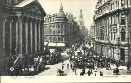 Ak London City England, Cheapside