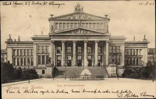 Ak Berlin Mitte, Kgl. Schauspielhaus