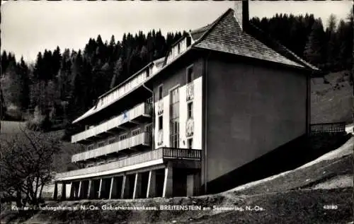 Ak Breitenstein am Semmering in Niederösterreich, Kindererholungsheim, Gebietskrankenkasse