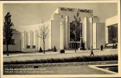 Ak Bruxelles Brüssel, Paleis van de Scheikundige Nijverheid, Weltausstellung 1935