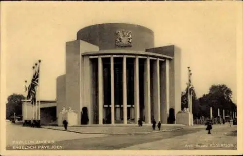 Ak Brüssel, Weltausstellung 1935, Englischer Pavillon, Engelsch Paviljoen