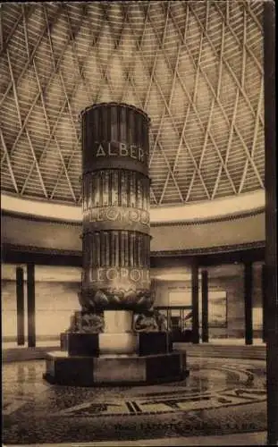 Ak Paris, Ausstellung 1931, Belgisch-Kongo-Pavillon, Denkmal
