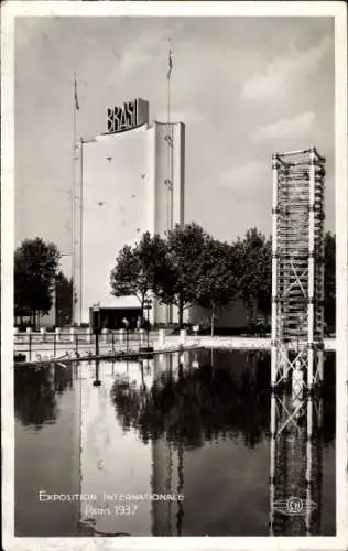Ak Paris, Weltausstellung 1937, Turm, Gebäude