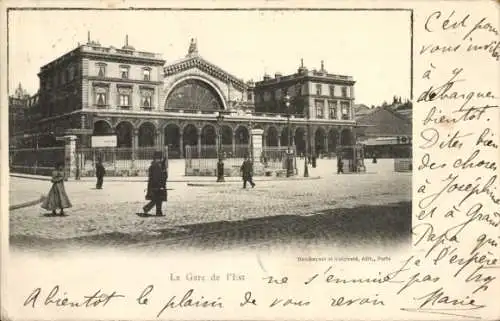 Ak Paris, Ostbahnhof