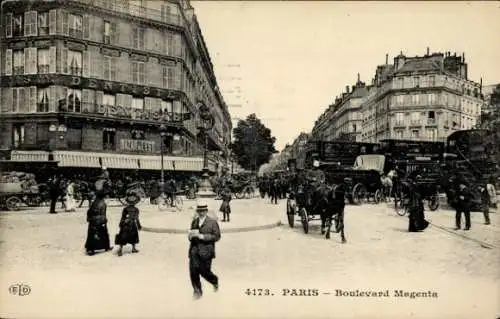 Ak Paris X, Magenta Boulevard