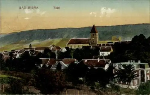 Ak Bad Bibra im Burgenlandkreis, Totalansicht