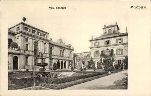 Ak München, Villa Lenbach
