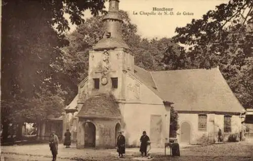Ak Honfleur Calvados, Kapelle