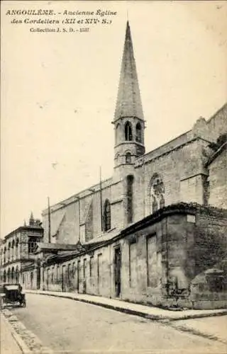 Ak Angoulême Charente, Ancienne Eglise des Cordelles