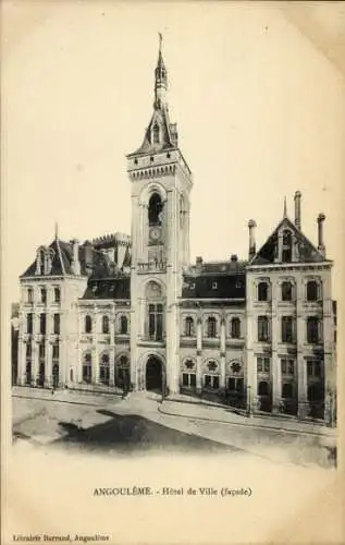 Ak Angoulême Charente, Hotel de Ville