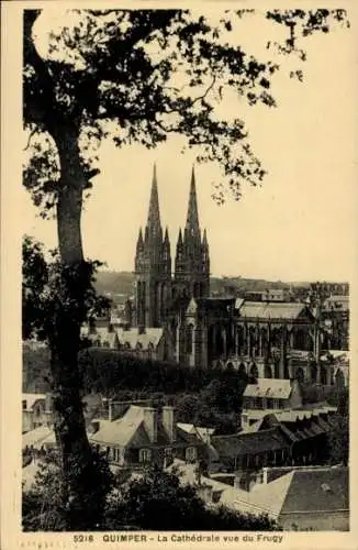 Ak Quimper Finistère, Kathedrale