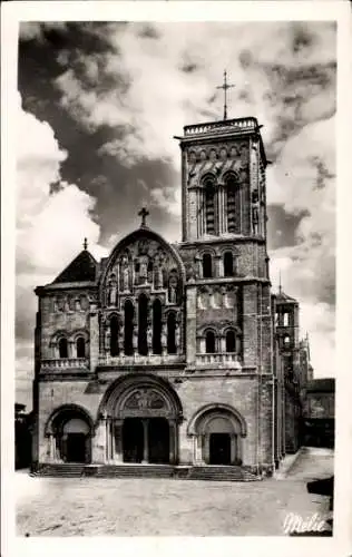 Ak Vézelay Yonne, Eglise Abbatiale de la Madeleine