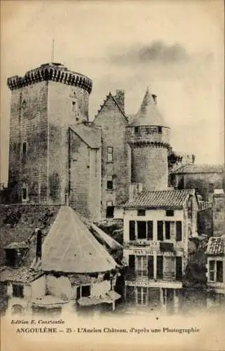 Ak Angoulême Charente, Alte Burg