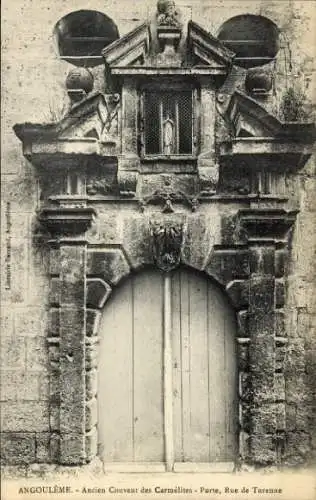 Ak Angoulême Charente, Ancien Couvent des Carmelites
