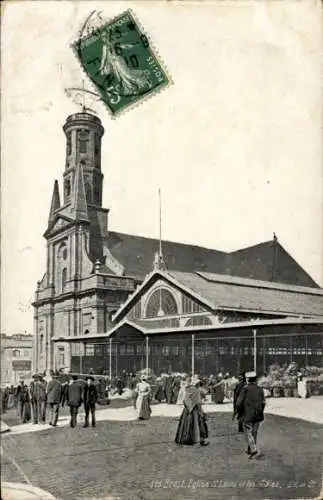 Ak Brest Finistère, Kirche St. Louis