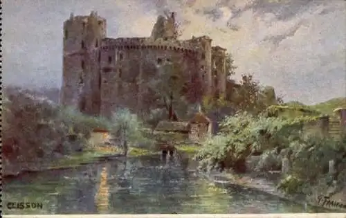 Künstler Ak Fraipon, G., Clisson Loire Atlantique, Le Chateau