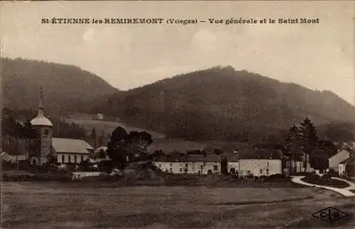 Ak Saint Étienne lès Remiremont Lothringen Vosges, Vue generale, Saint Mont