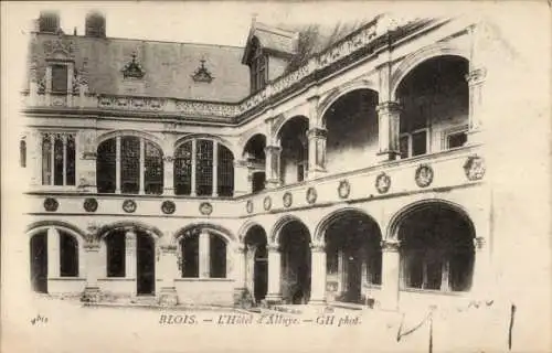 Ak Blois Loir et Cher, Hotel d'Alluye