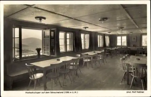 Ak Freiburg im Breisgau, Schauinsland, Hochschullager, Universität Freiburg im Breisgau